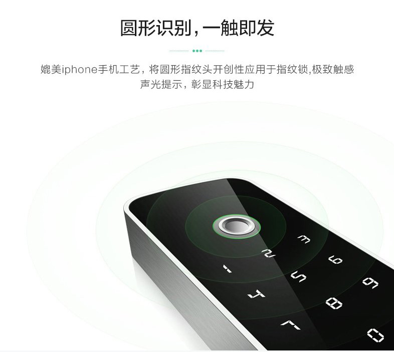 LY-S100 标準平闆指紋鎖