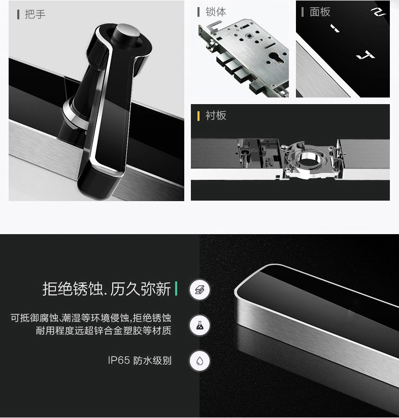 LY-S100 标準平闆指紋鎖